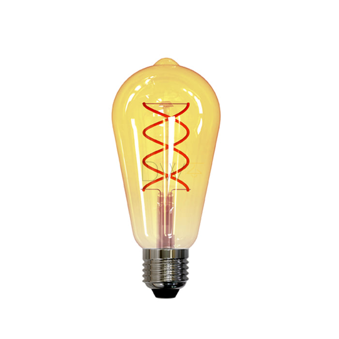 LED 에디슨 ST64 스파이럴 램프